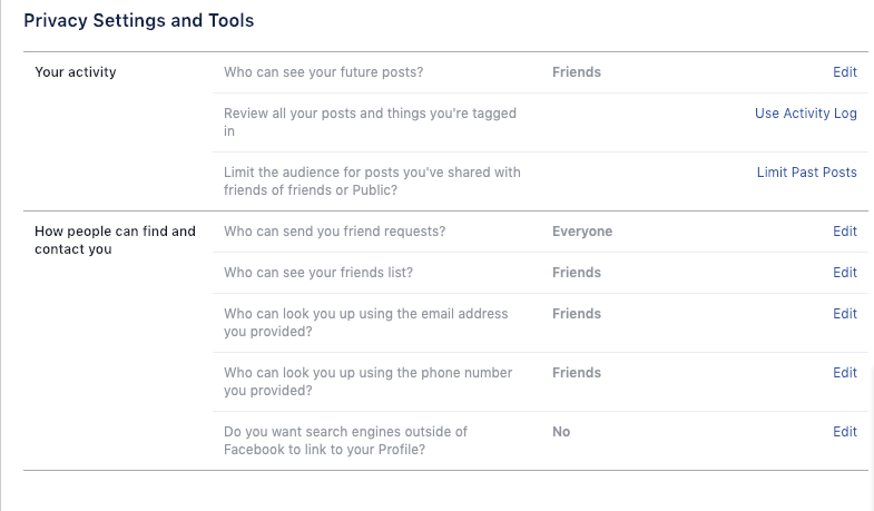 How to update your privacy settings on Facebook