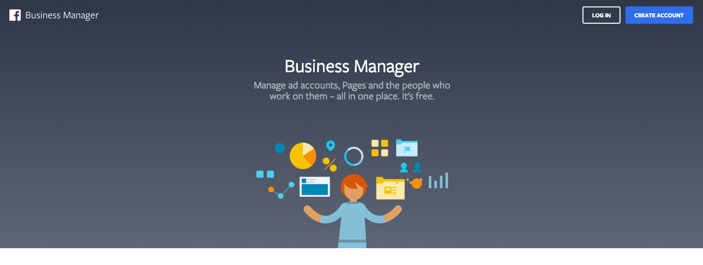 how to set up business manager