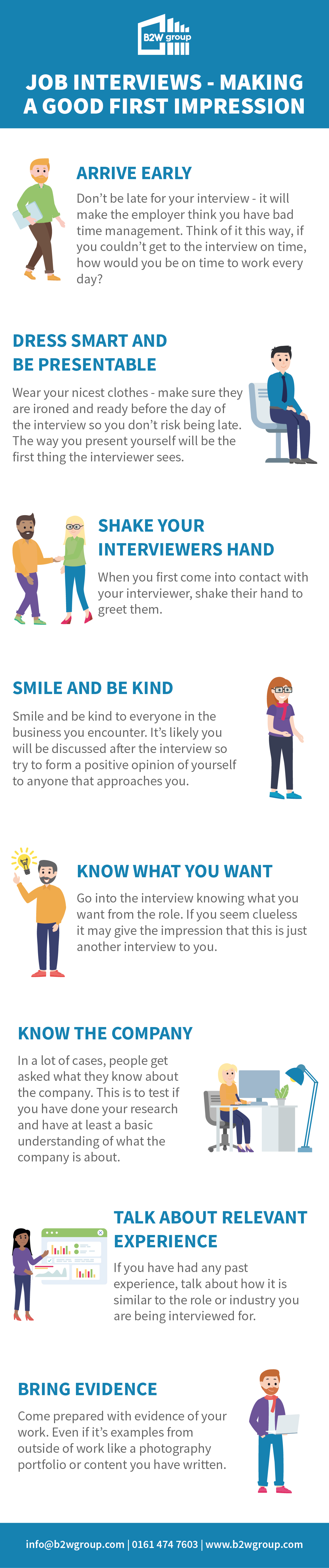 How To Make a Great Impression in a Job Interview: 20 Tips