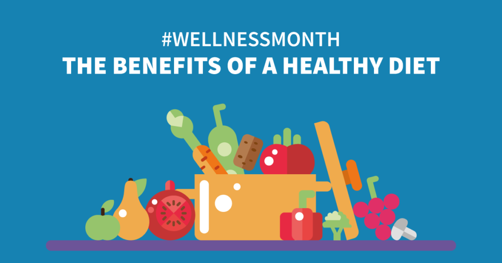 The Benefits of a Healthy Diet, #wellnessmonth