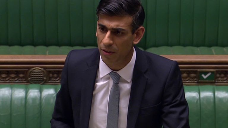 Rishi Sunak announces plans to support young people back into work.